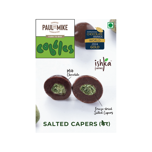 Milk Chocolate Coated Salted Capers